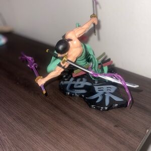 Samurai Action Figure with Swords